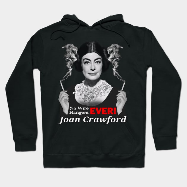 Smoking Mommie Dearest - Joan Crawford Hoodie by SYC Be Serious Podcast